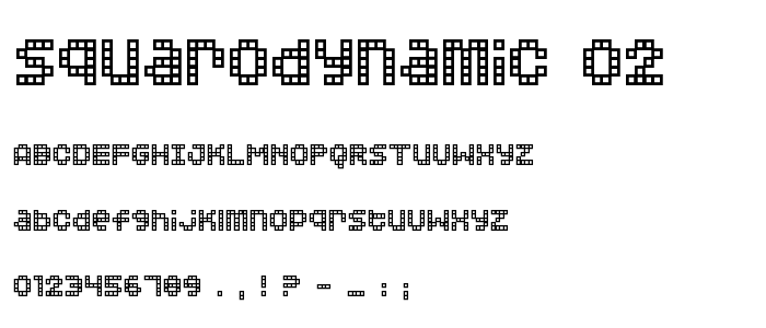 Squarodynamic 02 font